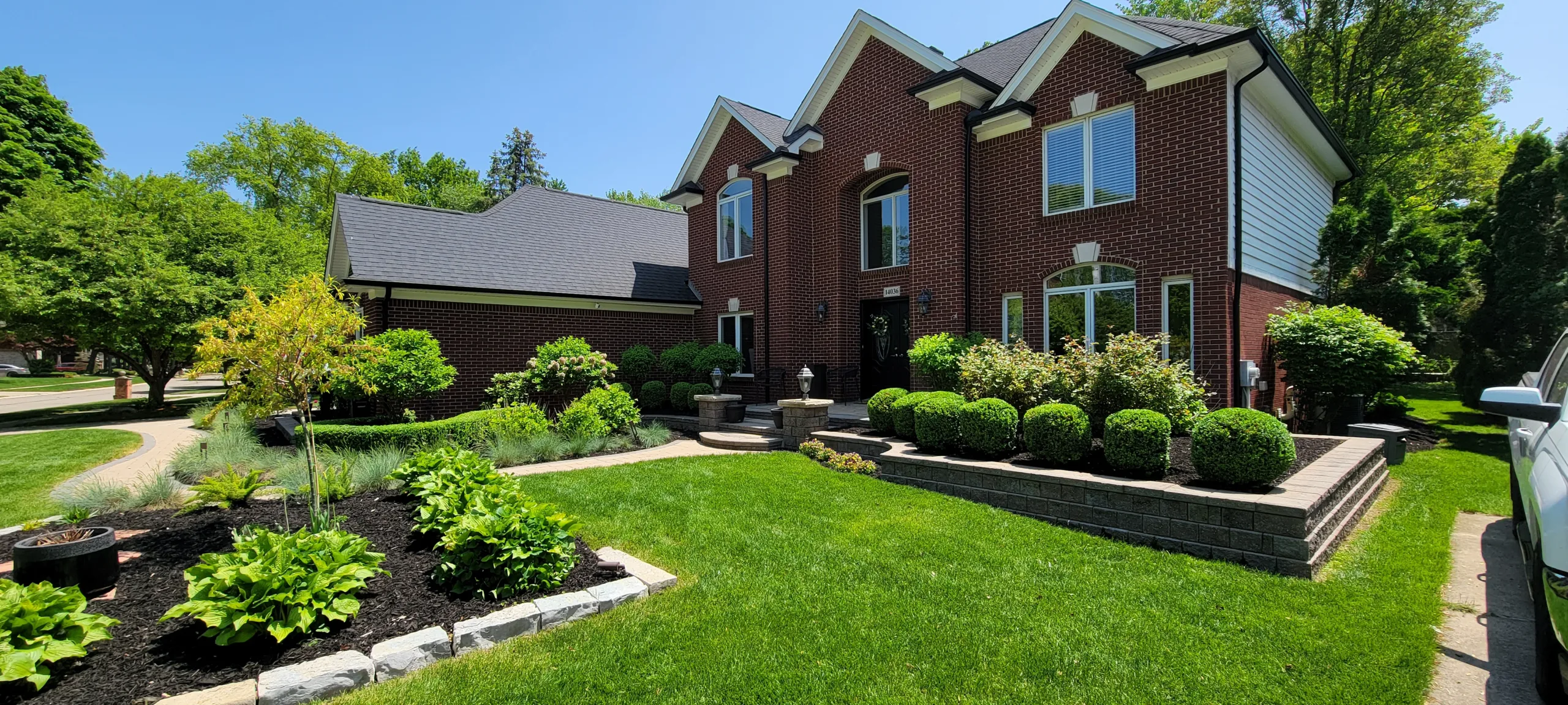 Sod Installation Washington Township by Tatrabuilt landscaping contractor