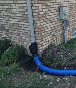 downspout runoff drain